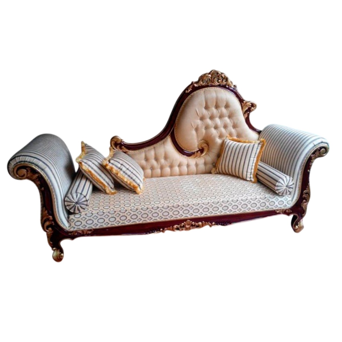 L Shape Wooden Couch Sofa with Teak Wood Frame and Cotton Upholstery Without Storage Manufacturers in Chhattisgarh