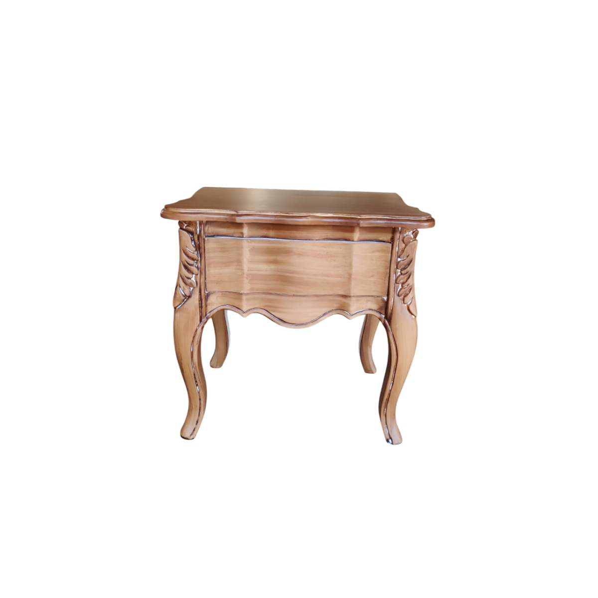 Antique Rectangular Wooden Side Table with Drawer Storage for Home Use Manufacturers in Imphal