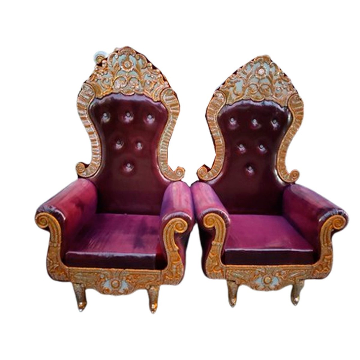 Elegant Two Seater Wooden Wedding Sofa Made in India Manufacturers in Guwahati