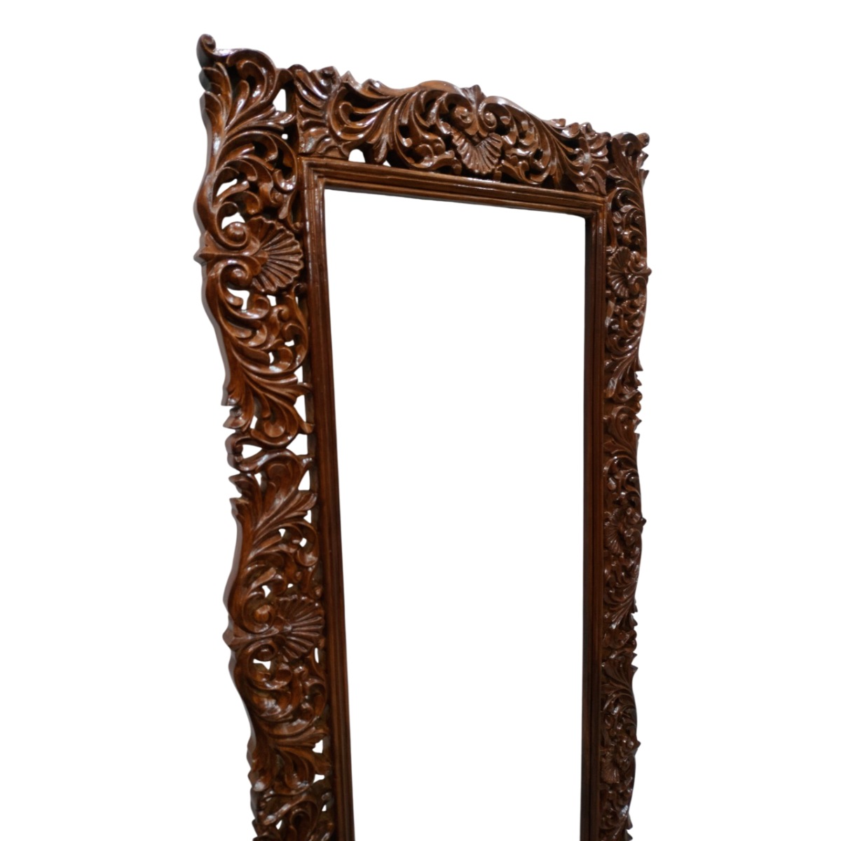 Elegant Wooden Mirror Frame Crafted from Premium Teak Wood for Timeless Decor Manufacturers in Andhra Pradesh