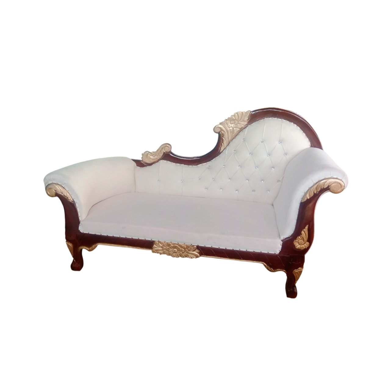 Mango Wood 2 Seater Maharaja Diwan Couch for Elegant Seating Manufacturers in Chhattisgarh