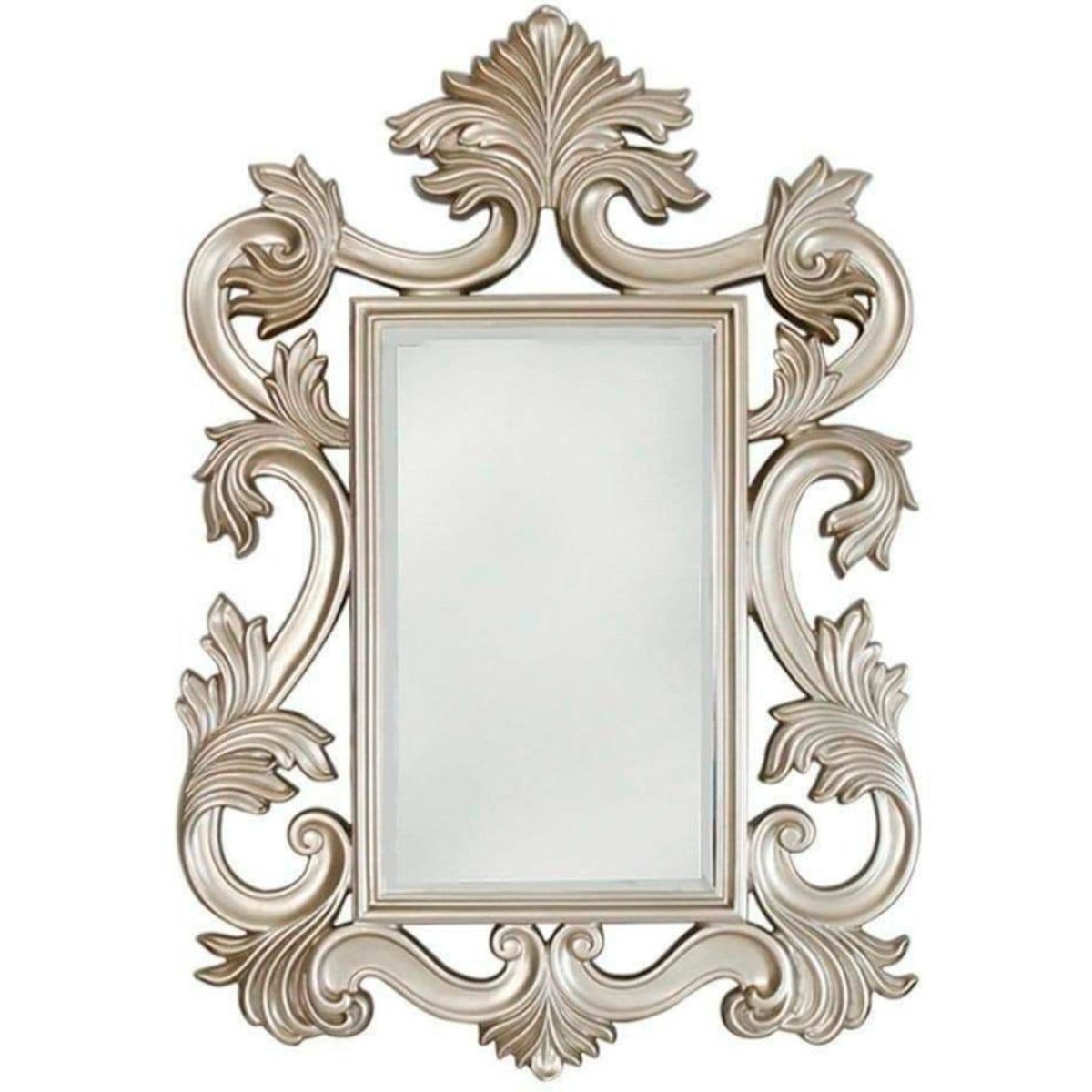 Premium Brown Rectangular Teak Wood Mirror Frame with Fine Carving  Perfect for Home Manufacturers in Andhra Pradesh