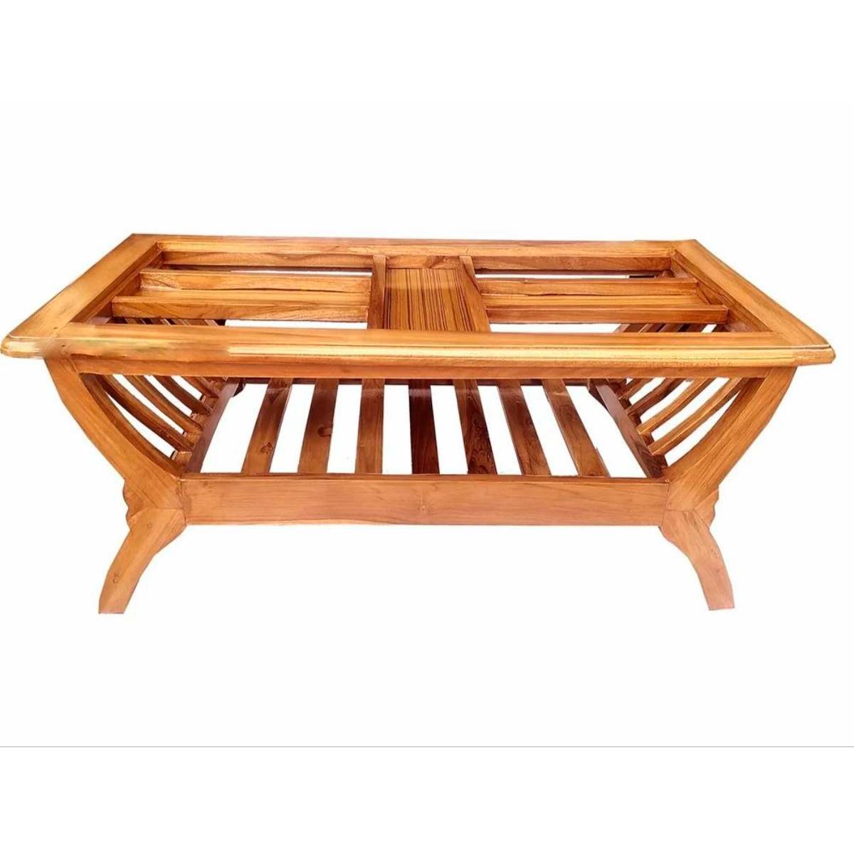 Teak Wood Center Table Modern with Storage Termite Resistant Ideal for Stylish Interiors Manufacturers in Gujarat