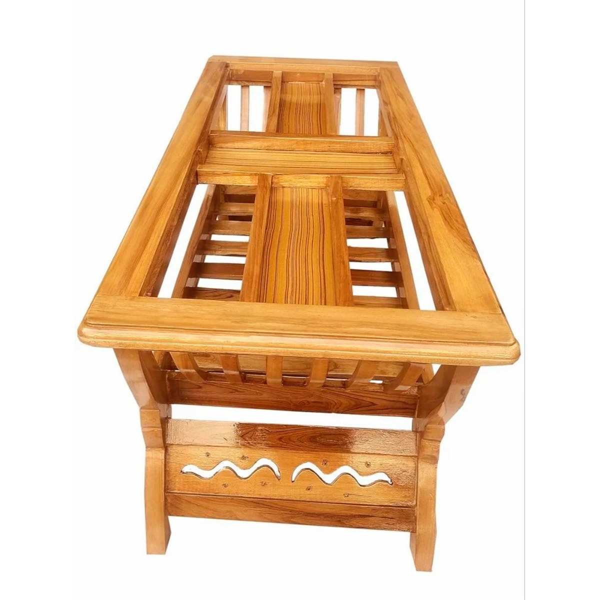 Teak Wood Center Table Modern with Storage Termite Resistant Ideal for Stylish Interiors Manufacturers in Gujarat