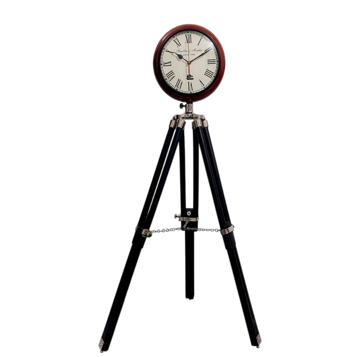 Unbranded Analog Grandfather Clock with Tripod Stand – Stylish Wood and Metal Design Manufacturers in Ahmedabad