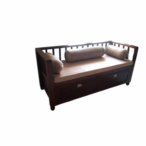 4 Seater Teak Wood Wooden Diwan Stylish Durable Manufacturers, Suppliers, Exporters in Odisha