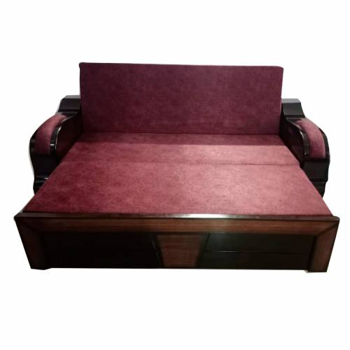 Brown 4 Seater Sofa Cum Bed with Rectangular Engineered Wood Frame Comfortable Manufacturers, Suppliers, Exporters in Maharashtra