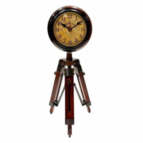 Classic Grandfather Wooden Roman Numeral Clock With Tripod Stand Elegant and Stylish Manufacturers, Suppliers, Exporters in Ahmedabad