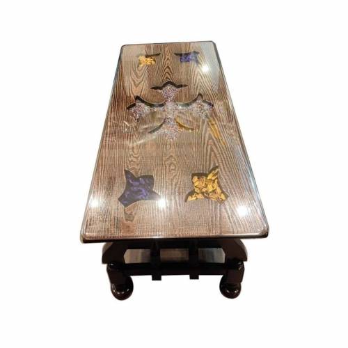 Modern Design Sagwan Brown Wooden Center Table Polished Non foldable and Perfect for Stylish Home Decor Manufacturers, Suppliers, Exporters in Gujarat