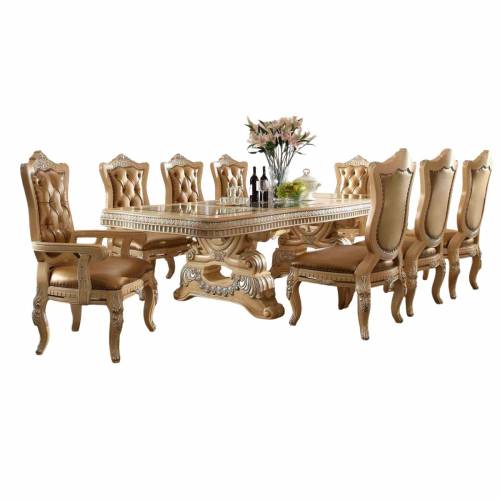 Rectangular NRW Wooden Royal Carved Dining Table Set 8 Seater Elegant and Luxurious Design Manufacturers, Suppliers, Exporters in Imphal