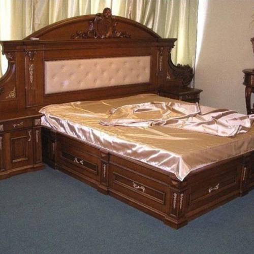 Upgrade Your Bedroom With A Luxury Wooden Double Bed Comfort and Elegance Manufacturers, Suppliers, Exporters in Uttar Pradesh