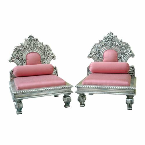 White Wooden Wedding Sofa 2 Seater Comfortable and Elegant for Wedding Hall Manufacturers, Suppliers, Exporters in Indore